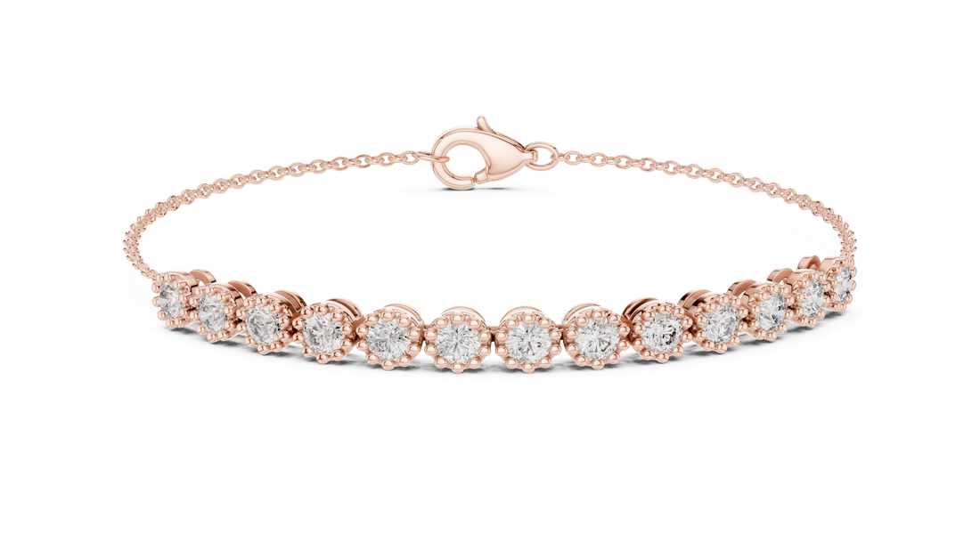 Diamond Line Bracelet - Krishnashray