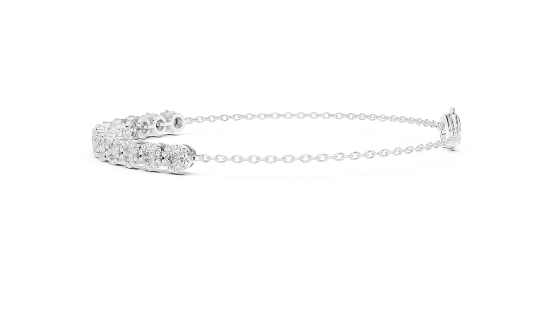 Diamond Line Bracelet - Krishnashray
