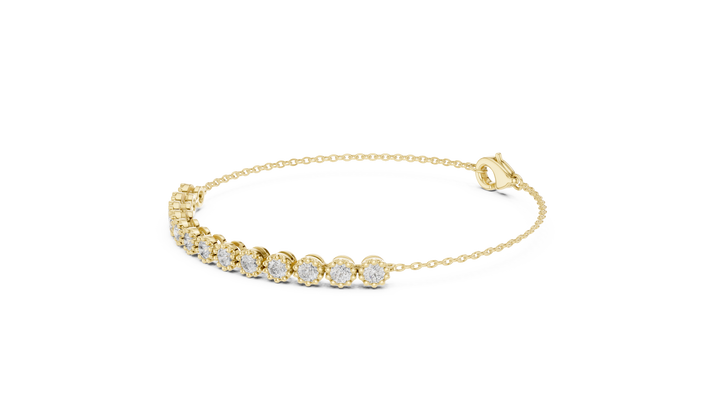 Diamond Line Bracelet - Krishnashray
