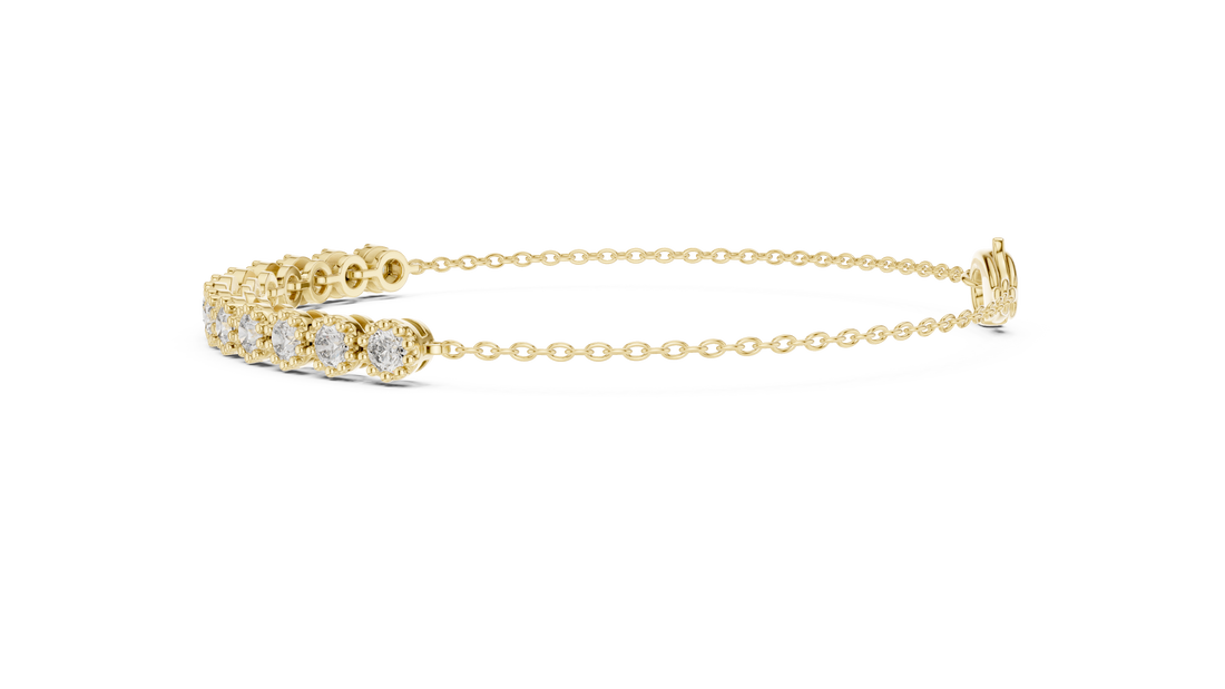 Diamond Line Bracelet - Krishnashray