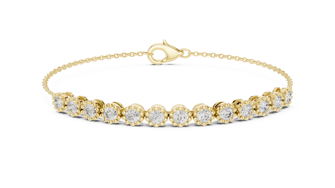 Diamond Line Bracelet - Krishnashray