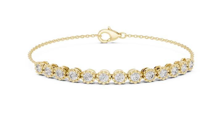 Diamond Line Bracelet - Krishnashray