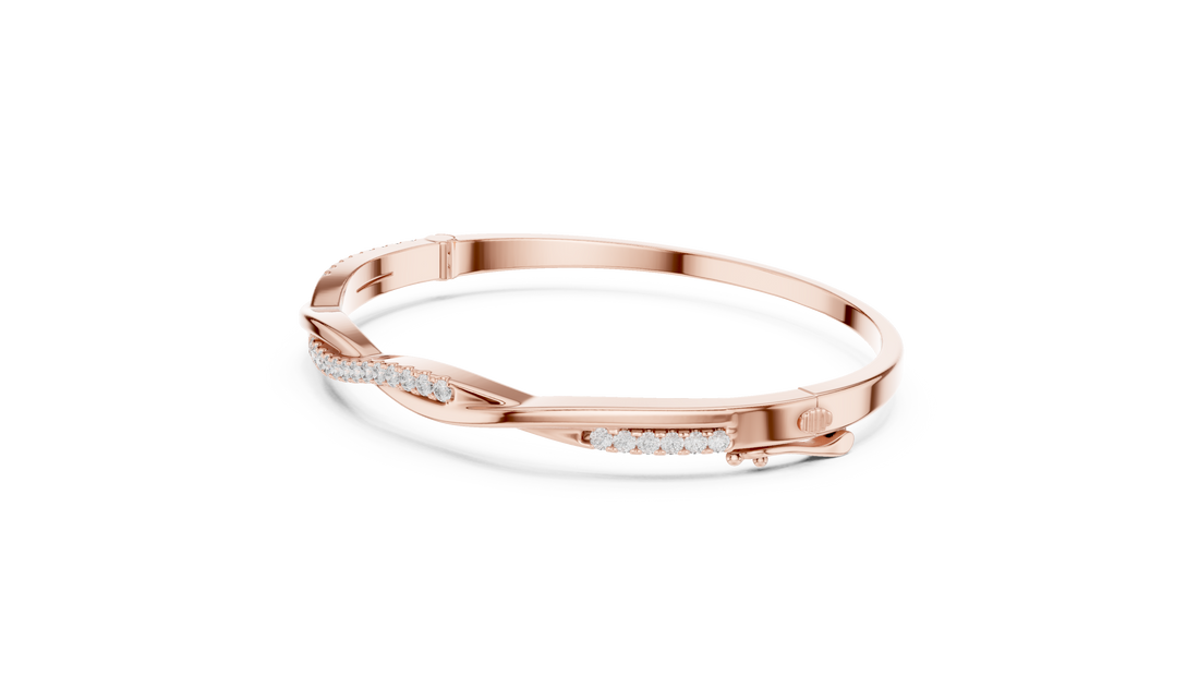 Diamond Bangle Bracelet - Krishnashray