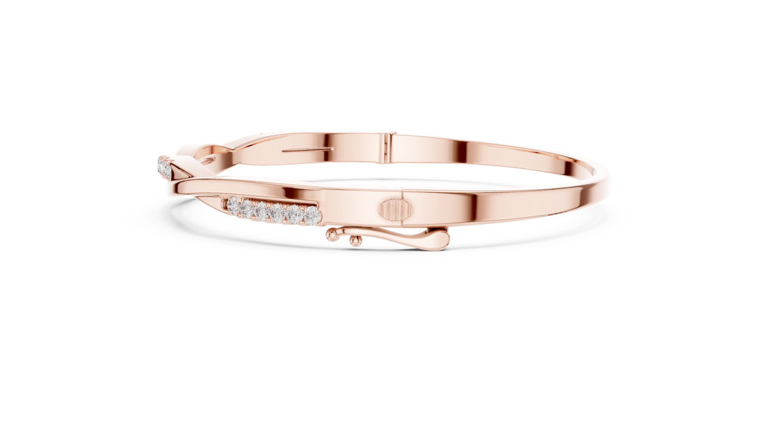 Diamond Bangle Bracelet - Krishnashray