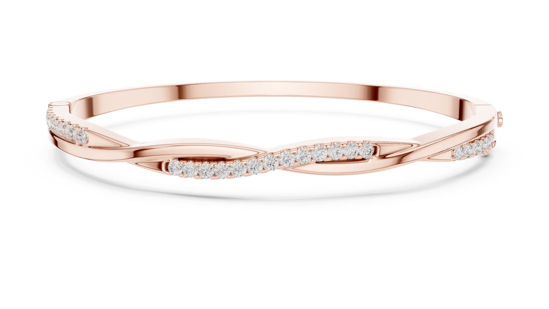 Diamond Bangle Bracelet - Krishnashray