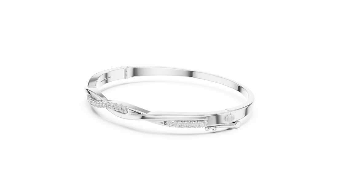 Diamond Bangle Bracelet - Krishnashray