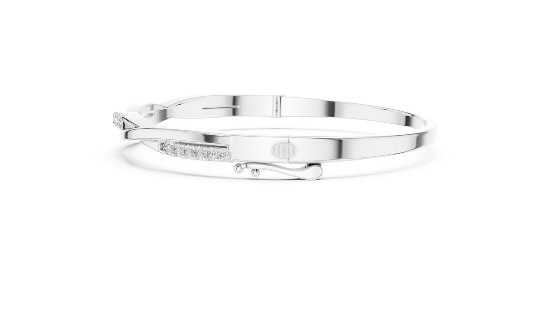 Diamond Bangle Bracelet - Krishnashray