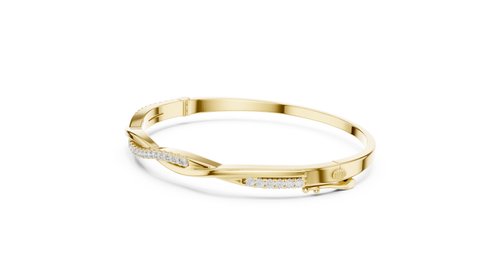 Diamond Bangle Bracelet - Krishnashray