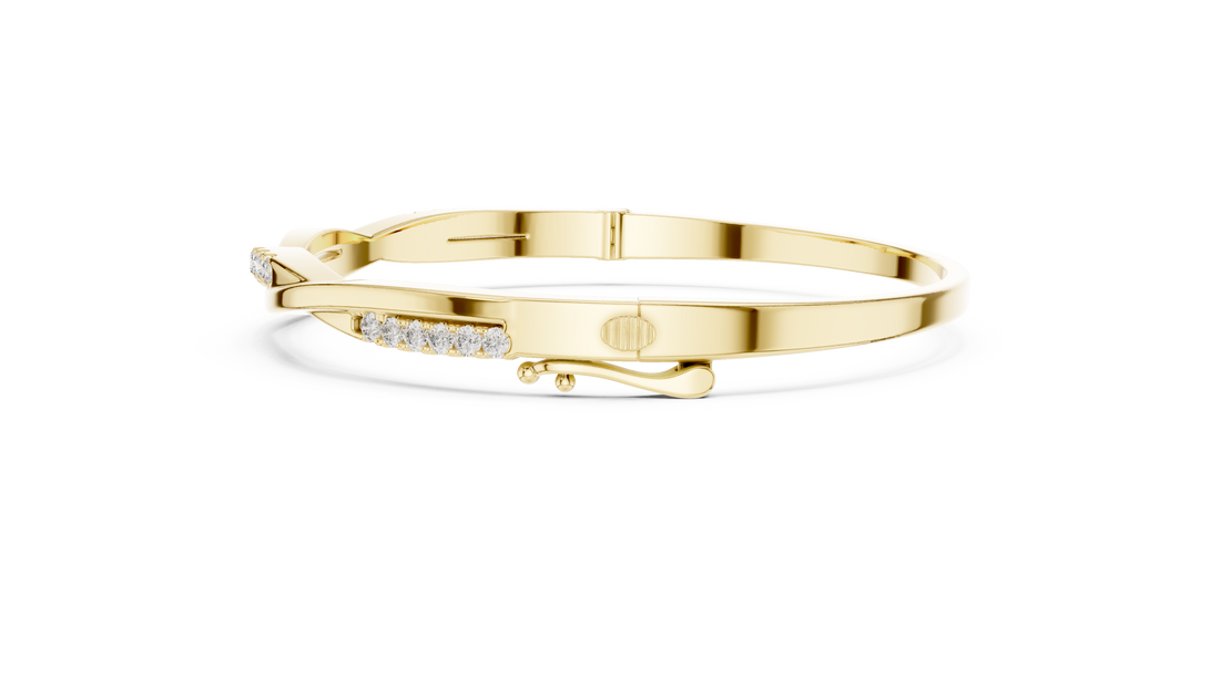 Diamond Bangle Bracelet - Krishnashray