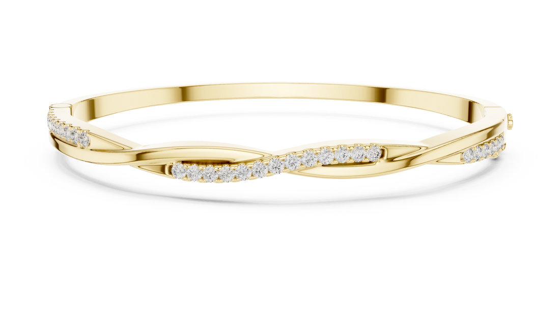 Diamond Bangle Bracelet - Krishnashray
