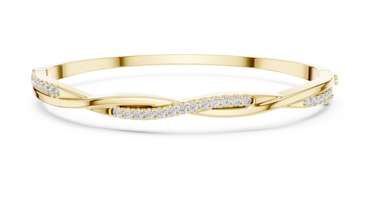 Diamond Bangle Bracelet - Krishnashray