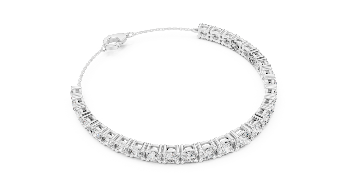 Diamond Line Bracelet - Krishnashray
