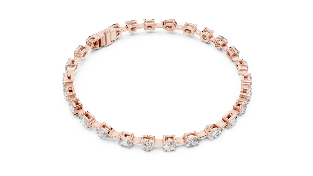 Diamond Line Bracelet - Krishnashray