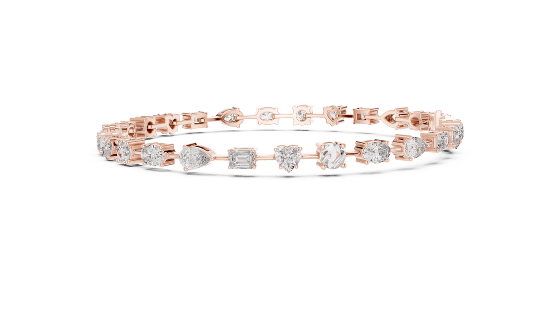 Diamond Line Bracelet - Krishnashray