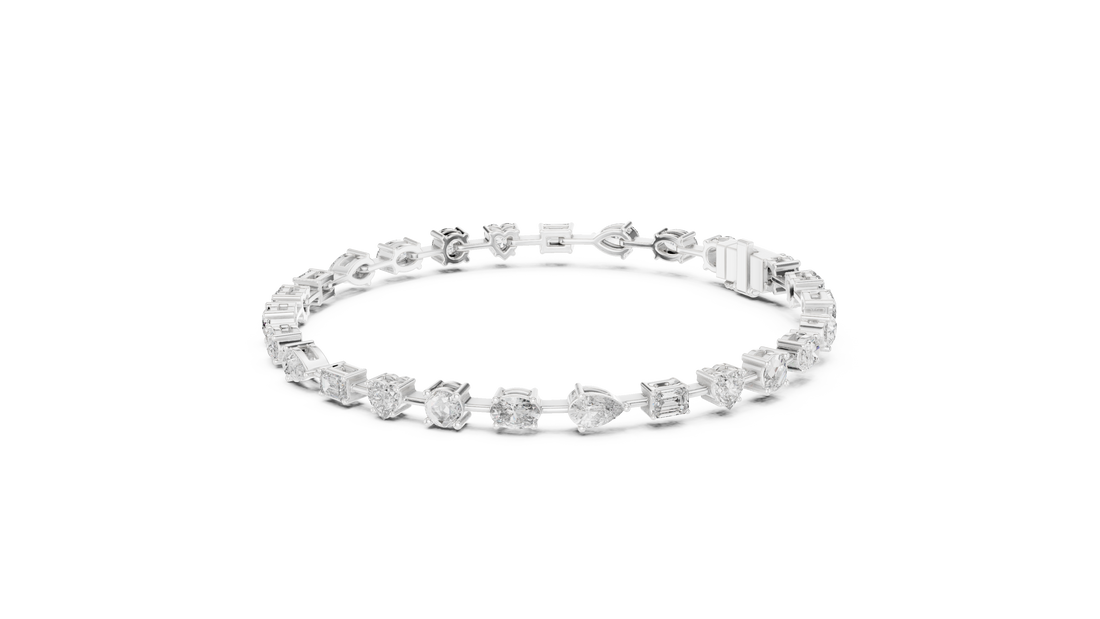 Diamond Line Bracelet - Krishnashray