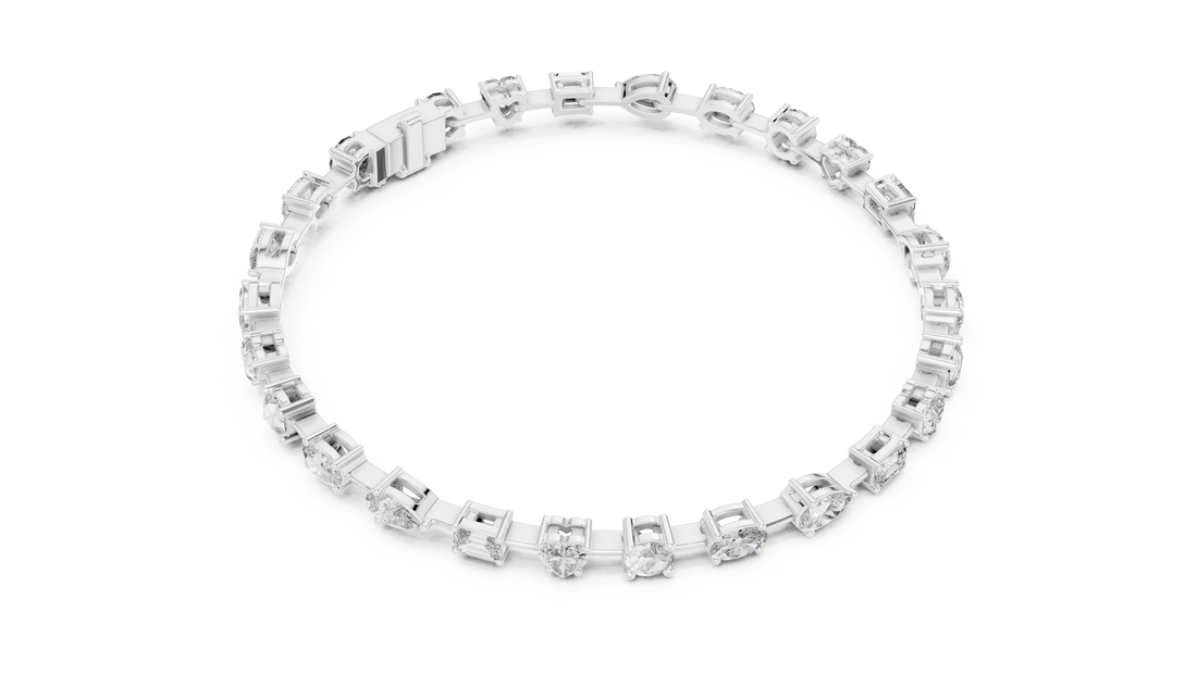 Diamond Line Bracelet - Krishnashray