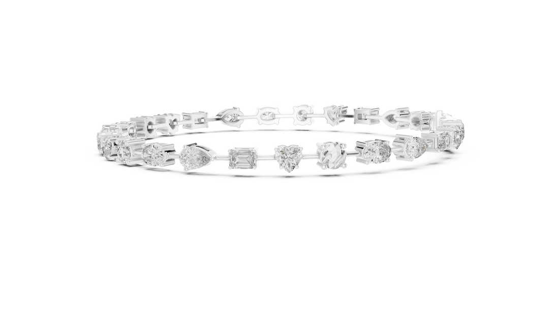 Diamond Line Bracelet - Krishnashray