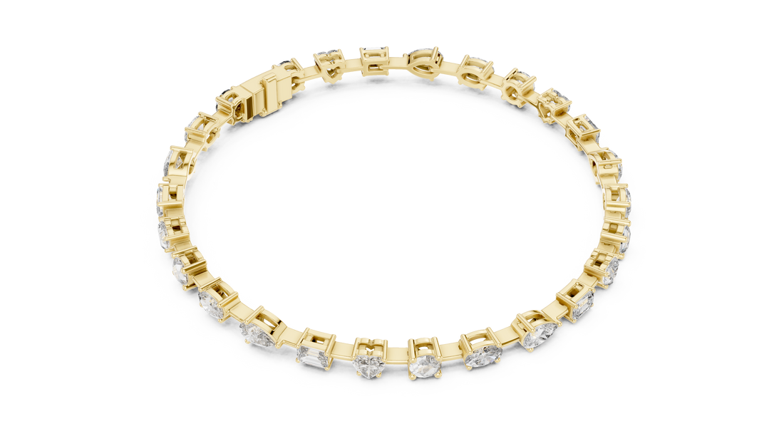 Diamond Line Bracelet - Krishnashray