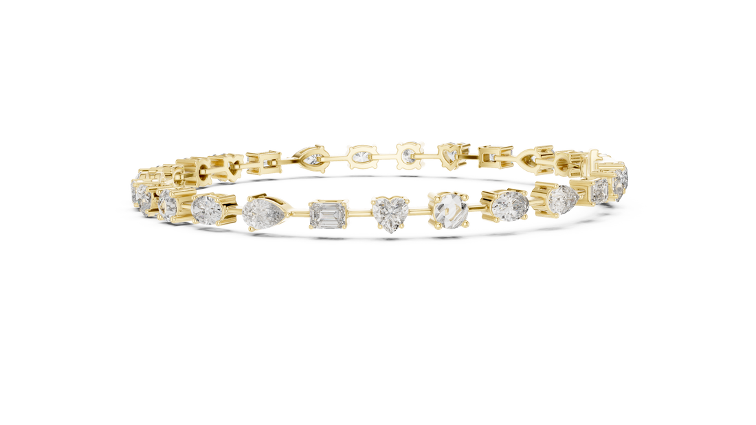 Diamond Line Bracelet - Krishnashray