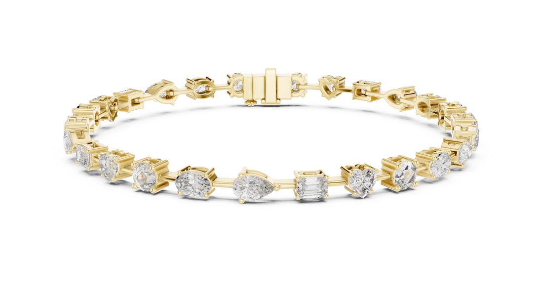Diamond Line Bracelet - Krishnashray