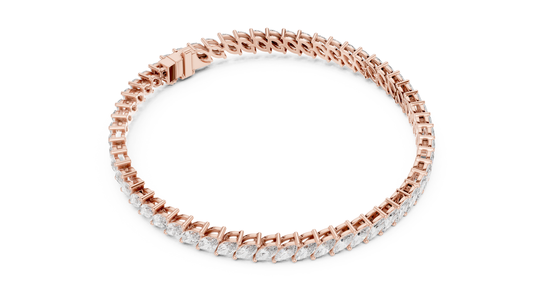 Diamond Line Bracelet - Krishnashray