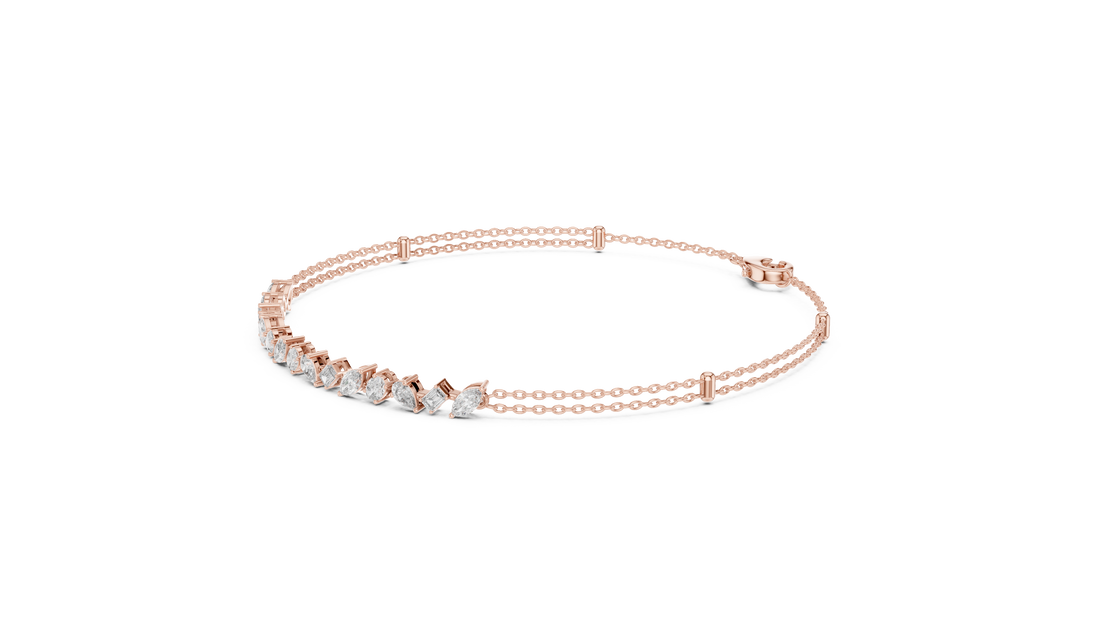 Sparkling Diamond Bangle - Krishnashray