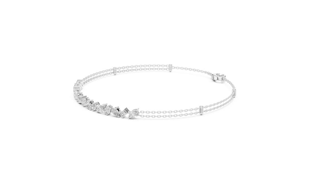 Sparkling Diamond Bangle - Krishnashray