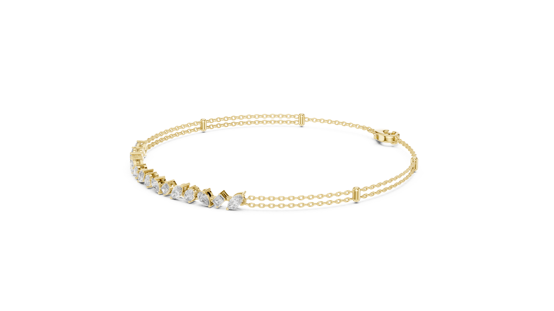 Sparkling Diamond Bangle - Krishnashray