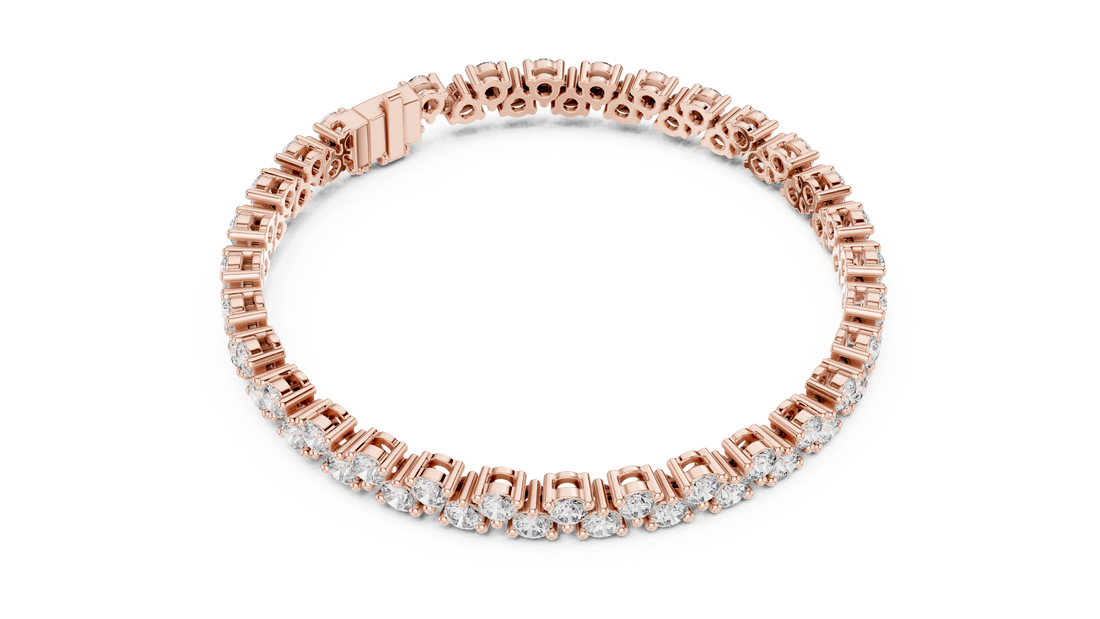Elegant Diamond Line Bracelet - Krishnashray