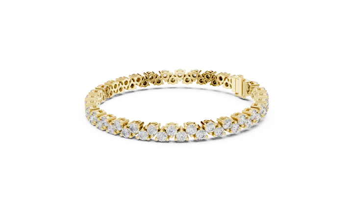 Elegant Diamond Line Bracelet - Krishnashray