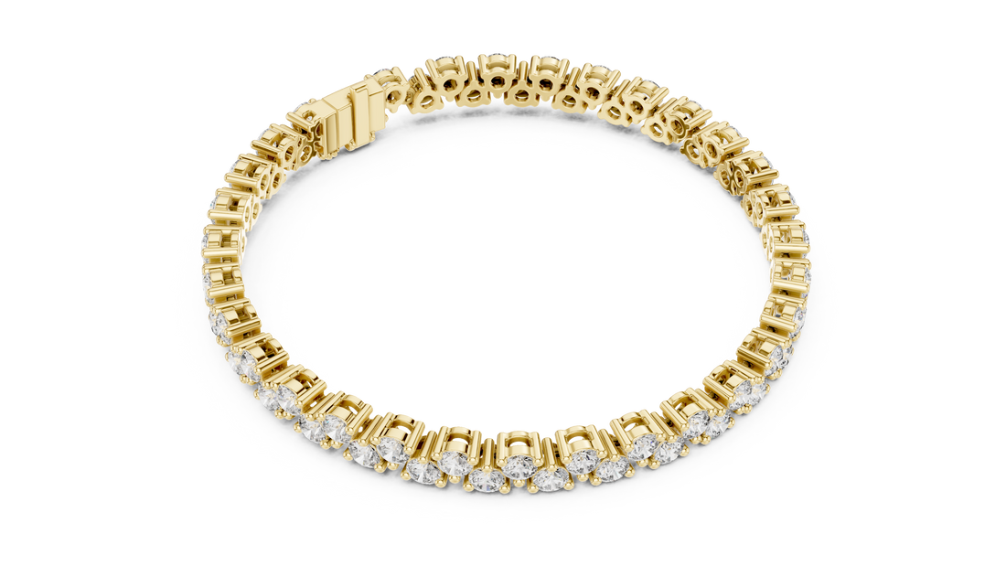 Elegant Diamond Line Bracelet - Krishnashray