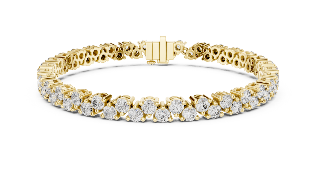 Elegant Diamond Line Bracelet - Krishnashray