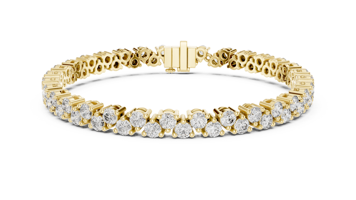 Elegant Diamond Line Bracelet - Krishnashray