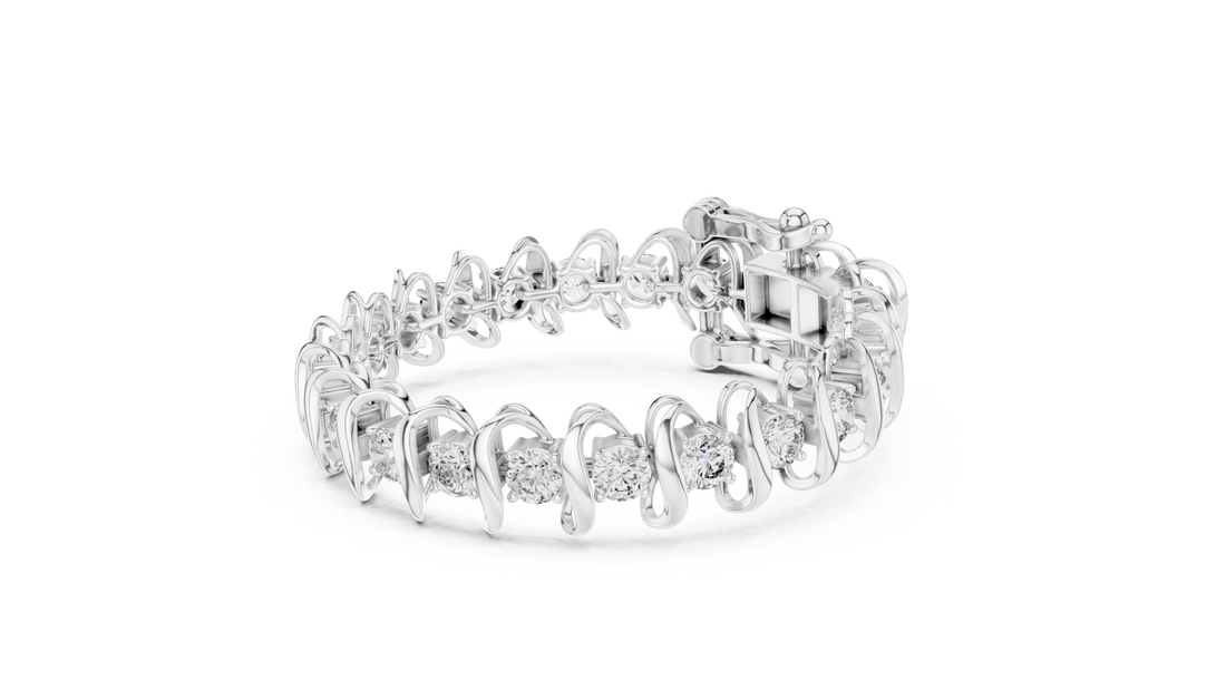Diamond Studded Cuff - Krishnashray