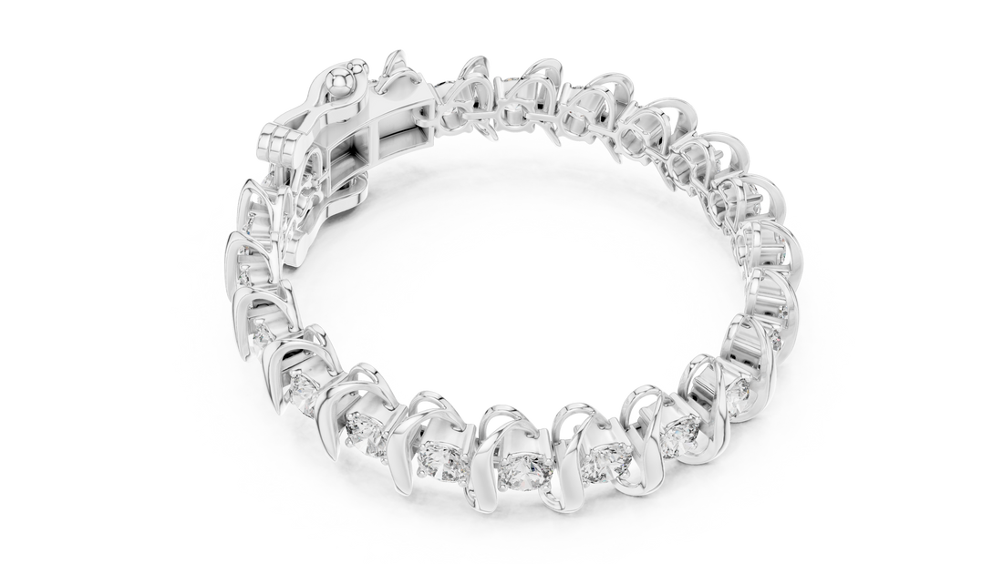 Diamond Studded Cuff - Krishnashray