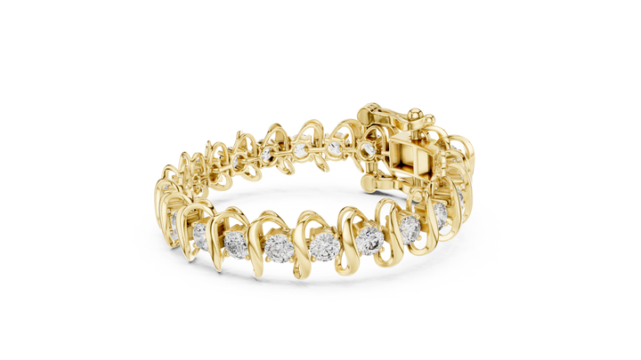 Diamond Studded Cuff - Krishnashray