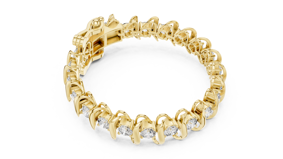 Diamond Studded Cuff - Krishnashray