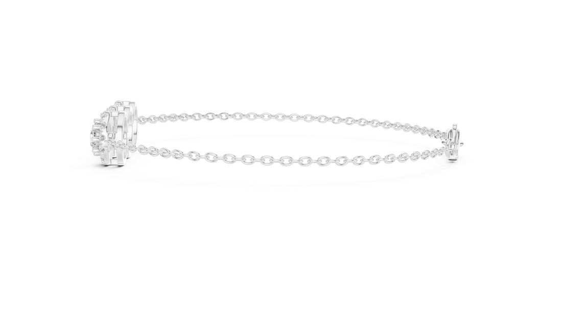 Diamond Station Bracelet - Krishnashray