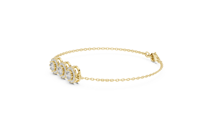 Diamond Station Bracelet - Krishnashray