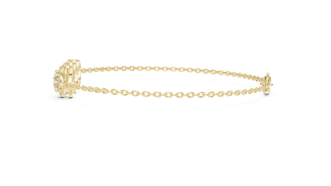 Diamond Station Bracelet - Krishnashray