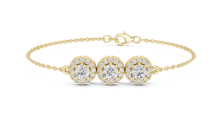 Diamond Station Bracelet - Krishnashray