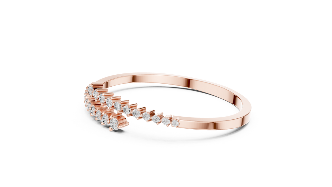 Diamond Dazzle Bangle - Krishnashray