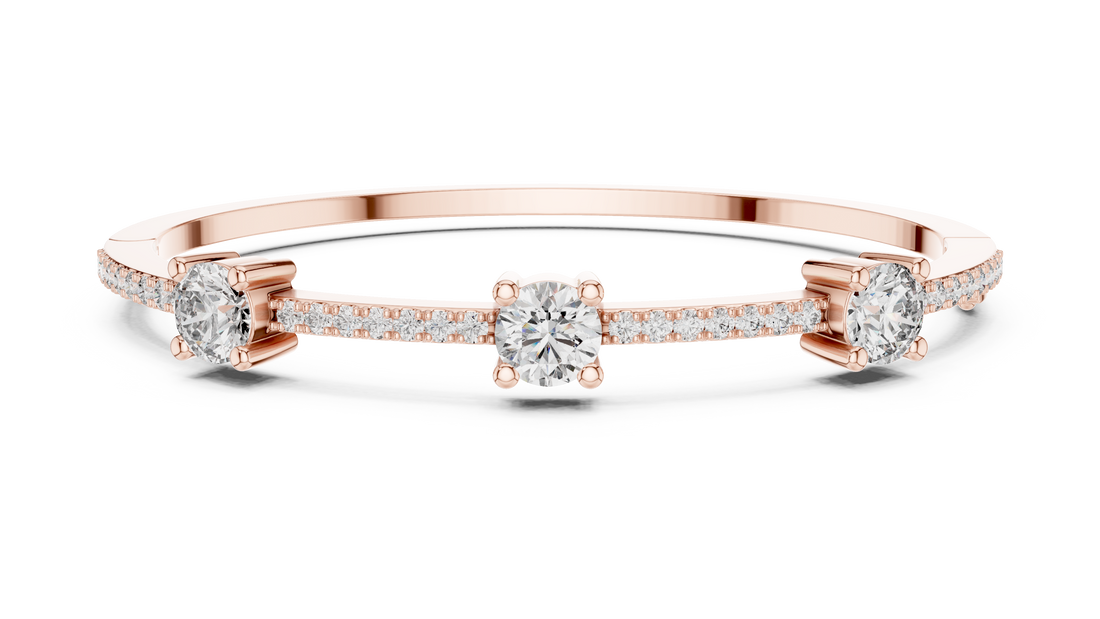 Diamond Trilogy Bracelet - Krishnashray