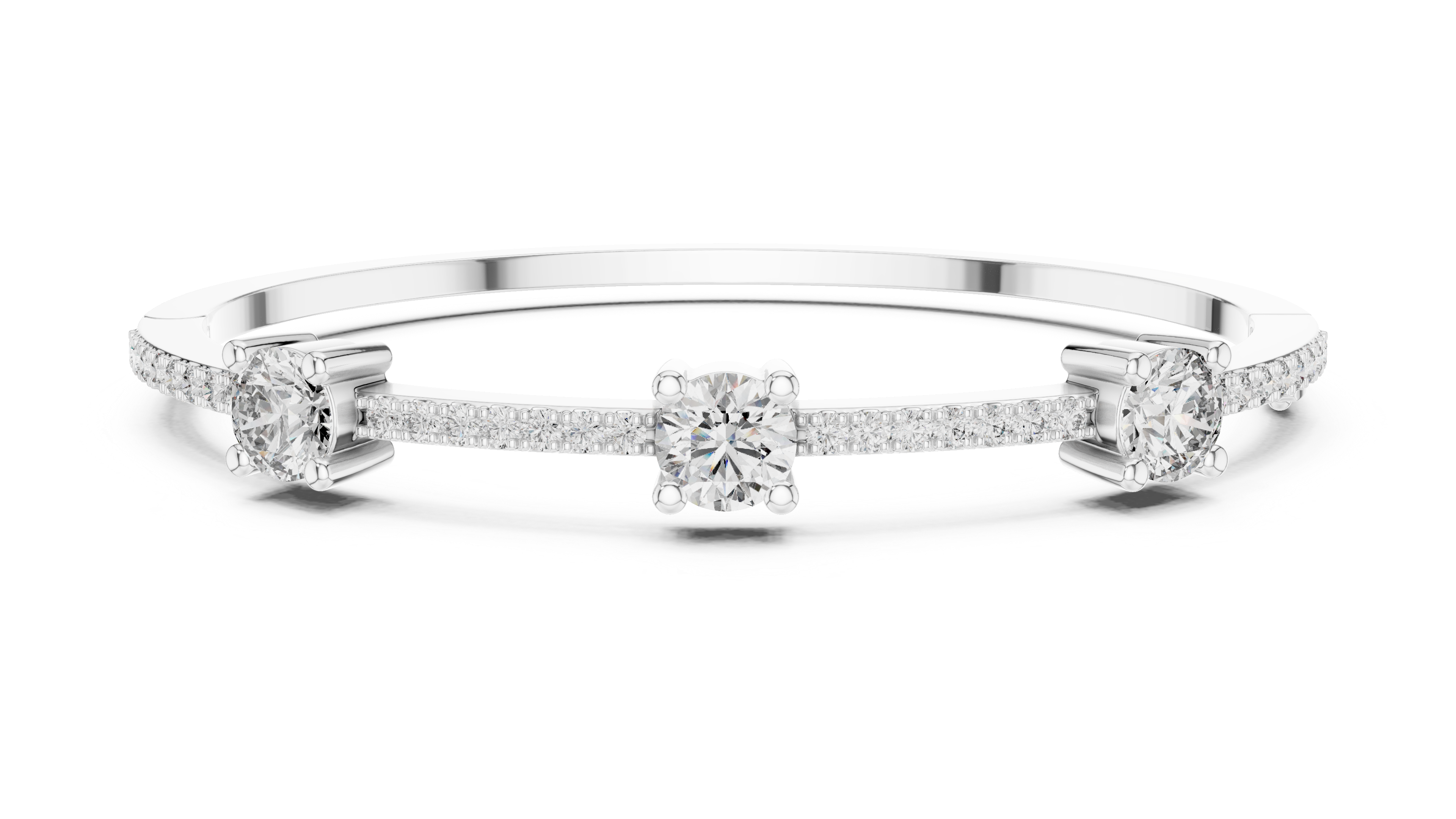 Diamond Trilogy Bracelet - Krishnashray