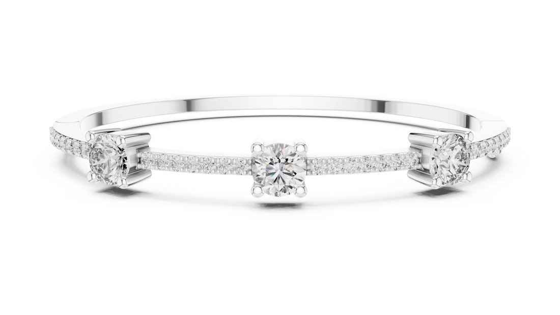 Diamond Trilogy Bracelet - Krishnashray