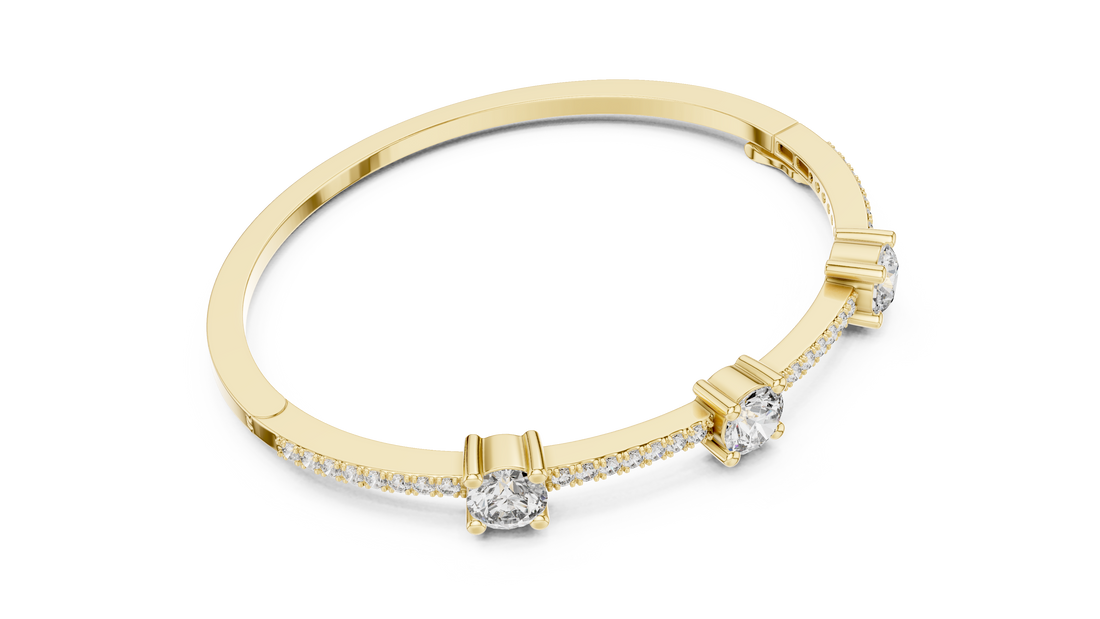 Diamond Trilogy Bracelet - Krishnashray