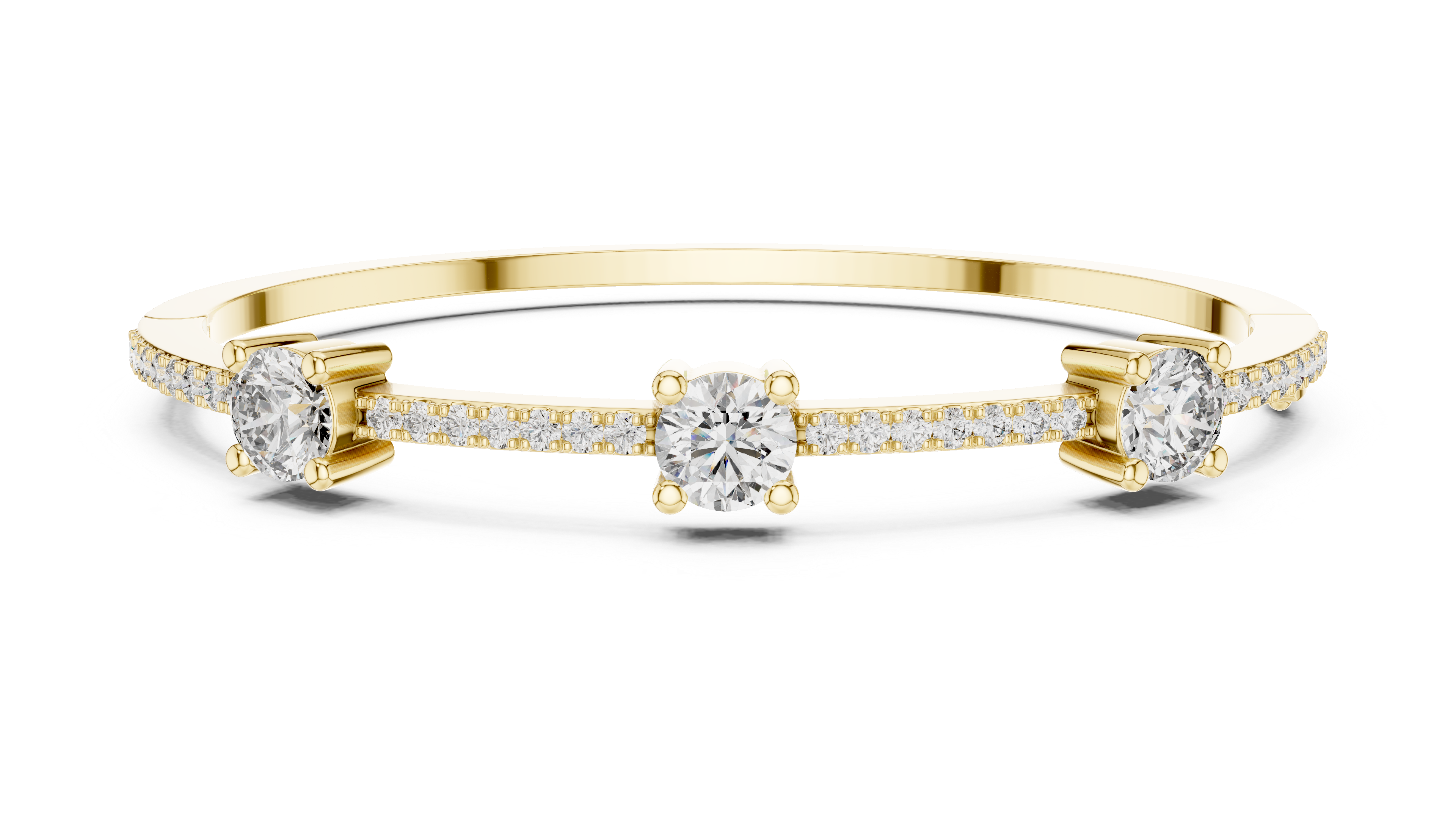 Diamond Trilogy Bracelet - Krishnashray