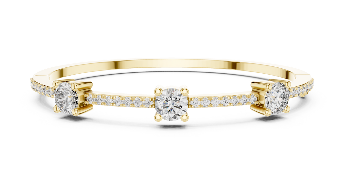 Diamond Trilogy Bracelet - Krishnashray