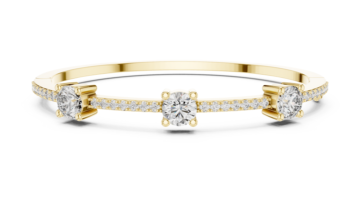 Diamond Trilogy Bracelet - Krishnashray