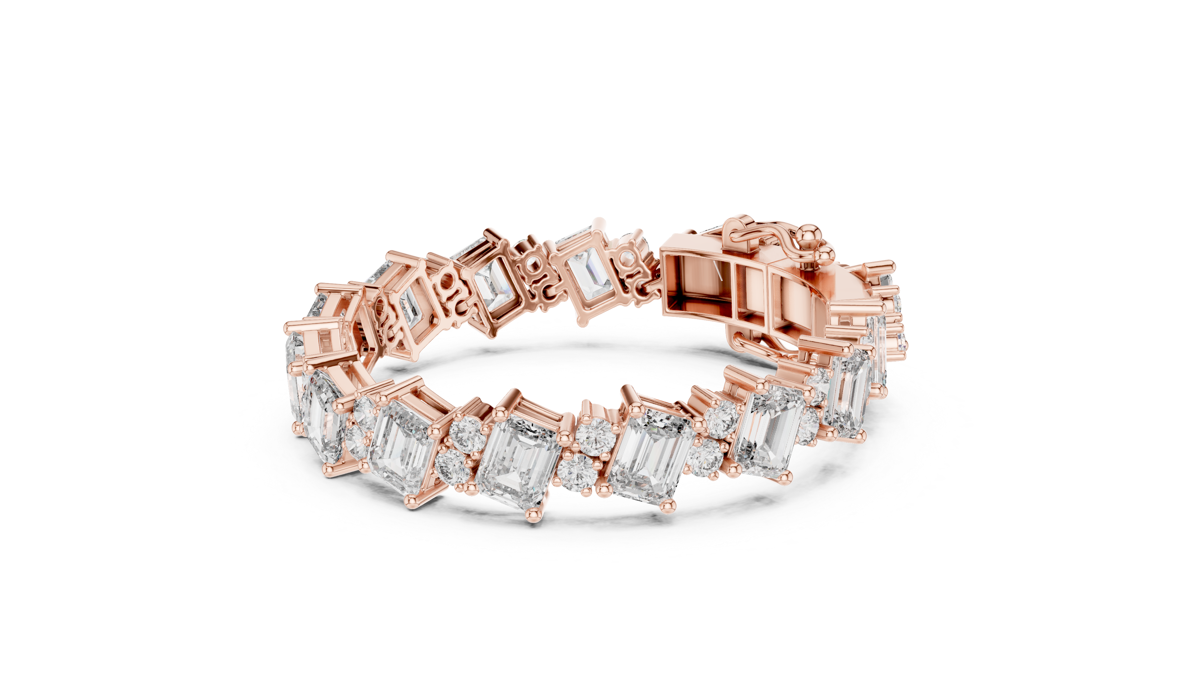 Diamond Halo Bracelet - Krishnashray